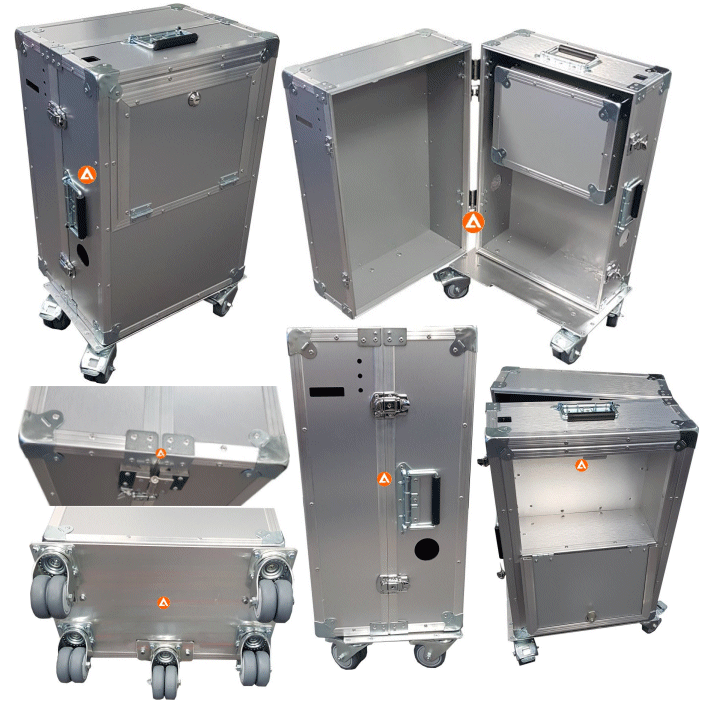 Flight case aluminium